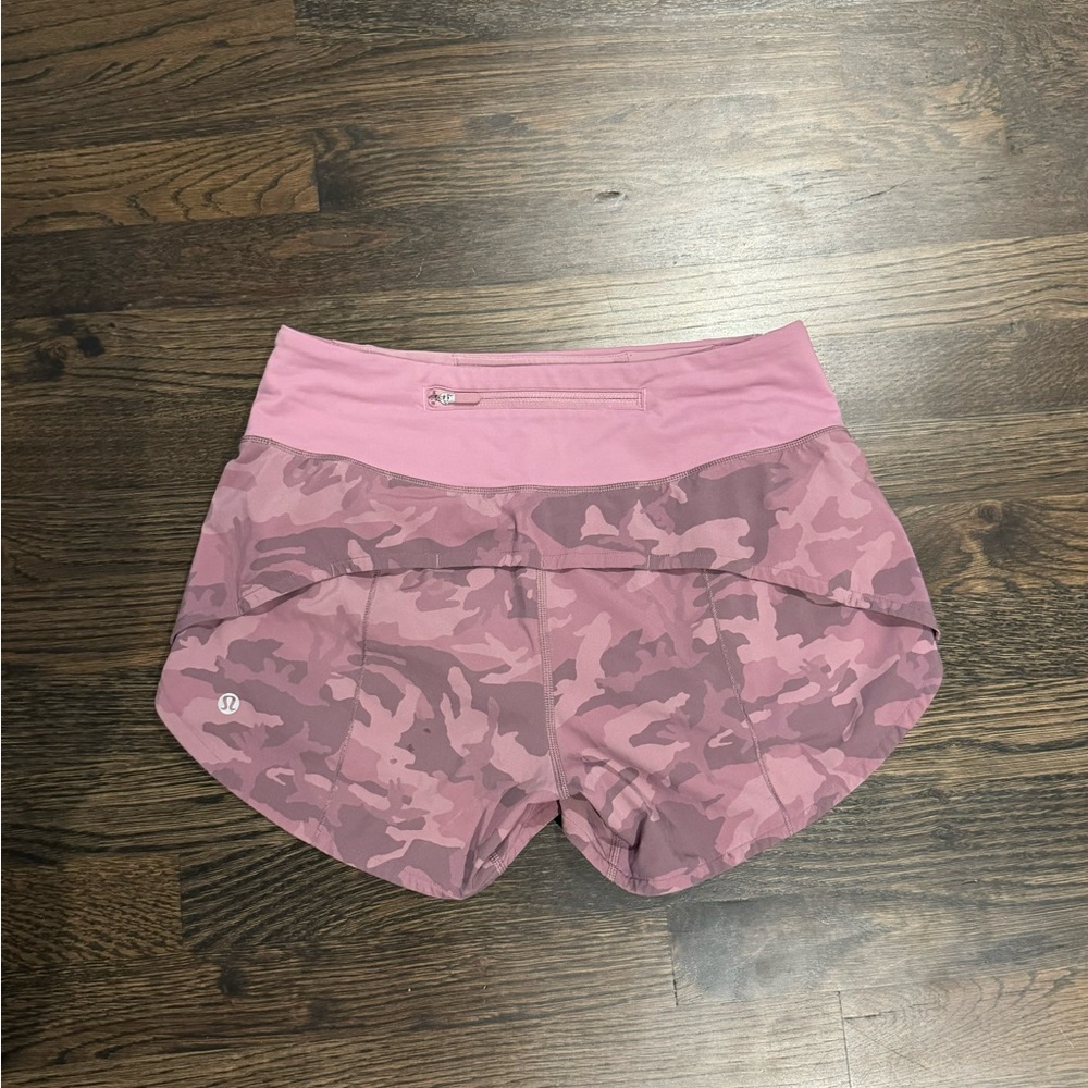 Purple Camo Lululemon Shorts